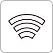 wi-fi（有線も可能）