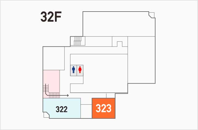 323会議室　フロアマップ