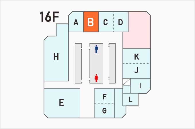 B会議室　フロアマップ