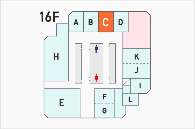 C会議室　フロアマップ