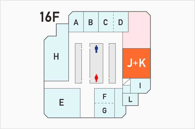 J+K会議室　フロアマップ