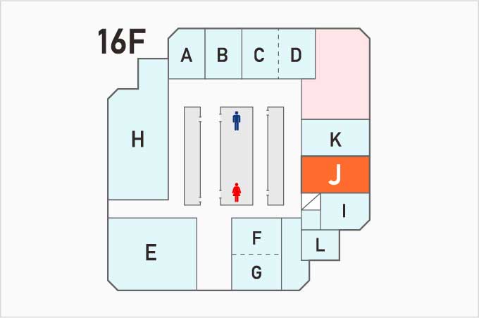 J会議室　フロアマップ