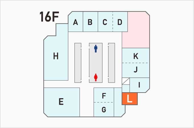 L会議室　フロアマップ