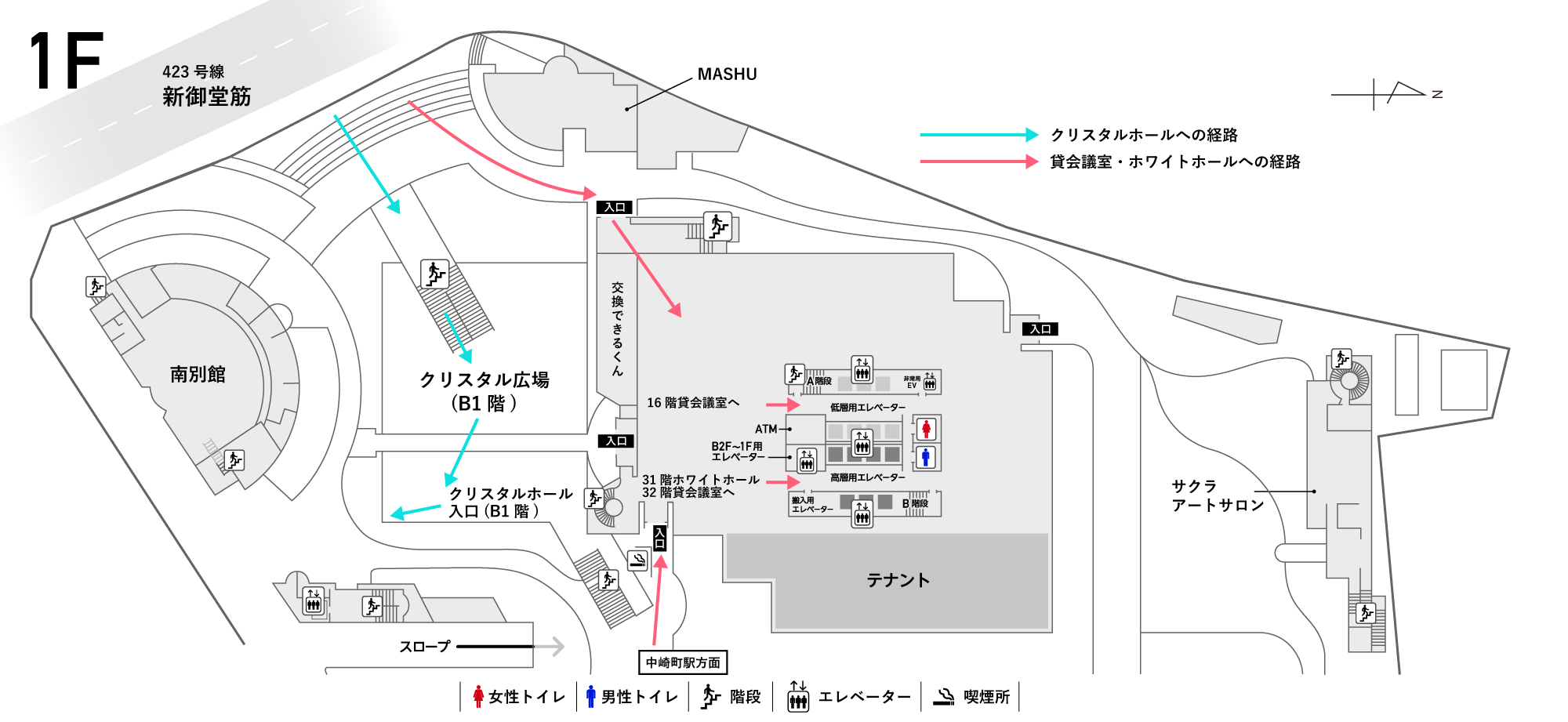 B1F フロアマップ